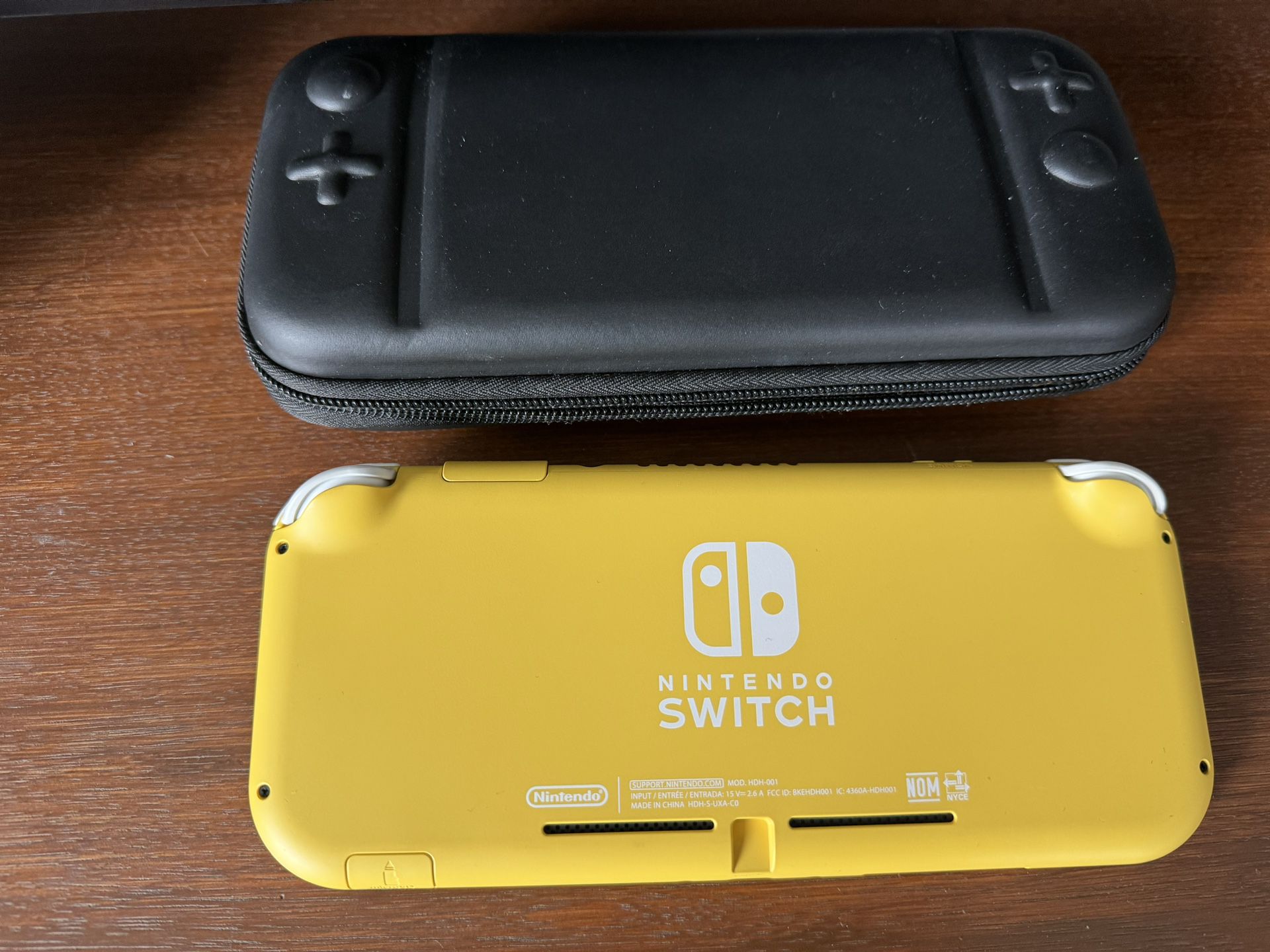 Yellow Switch Lite With Case 