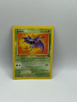 Pokemon Fossil Zubat Card #57
