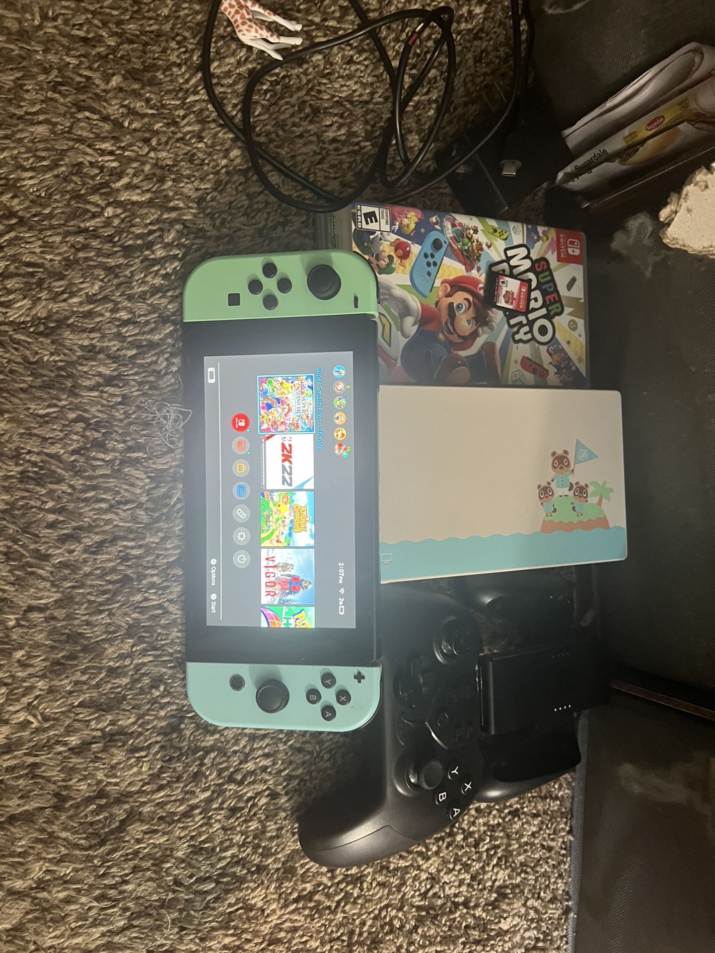 Nintendo Switch Animal Crossing Edition With Extras