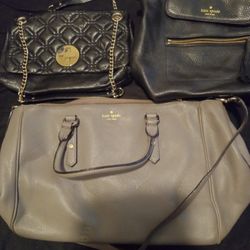 Kate Spade Michael Kors Purses And Bag and Lot Of Woman's Shoes Boots And Heels 