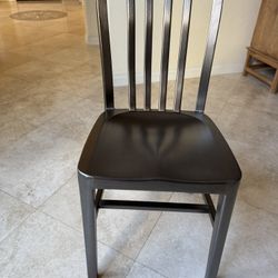 Crate and Barrel dining chairs, $150
