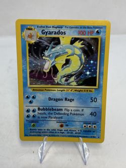 Pokemon Gyarados Base Set 6/102 Holo Unlimited - Lightly Played LP
