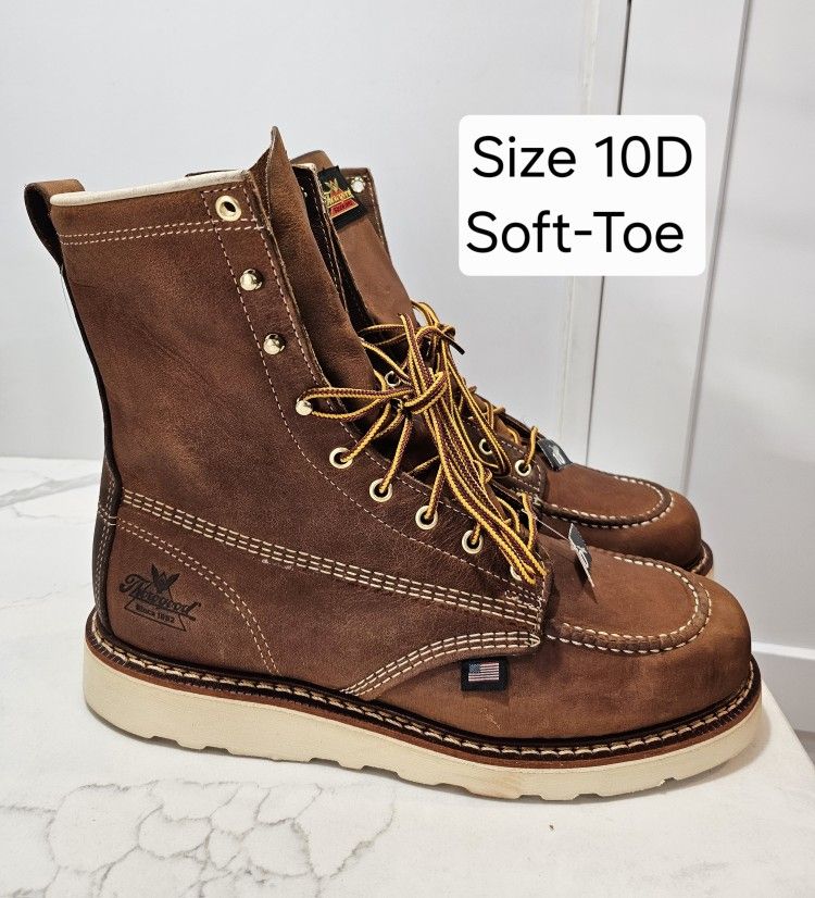 Thorogood Soft Toe Work Boots Size 10D