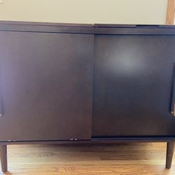 Record Vinyl Player Stand Crosley Cabinet MCM Media Console 