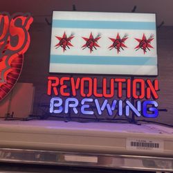 Antihero Revolution Brewing Beer Sign