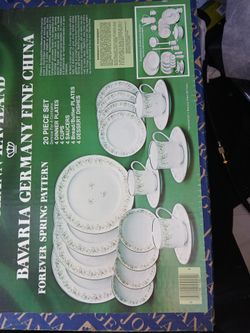 Vintage Bavaria germany fine china 20 ct set