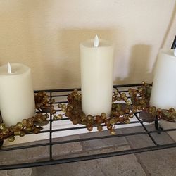 6 Crate & Barrel Jewel Candle Ring 