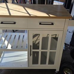 ROLLING KITCHEN CART/ISLAND