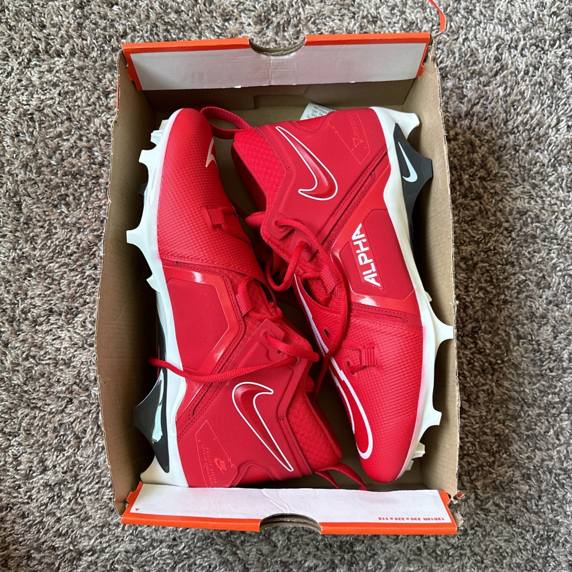 Nike Alpha Menace Cleats - Size 11