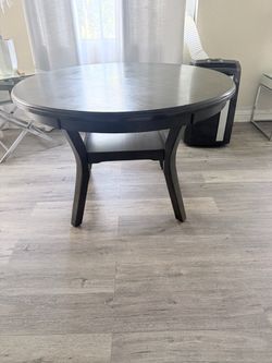 Grey dining table