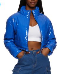 Blue Puffer Jacket