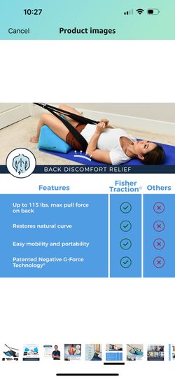 fisher traction -Lower Back Decompression Device –