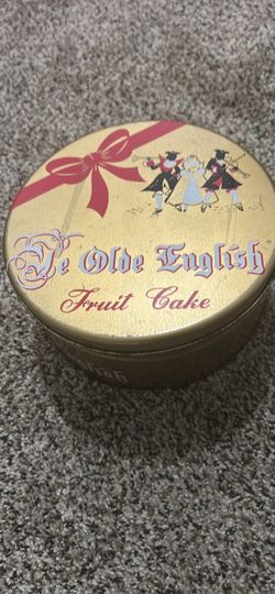 Ye Olde English Fruit Cake Tin