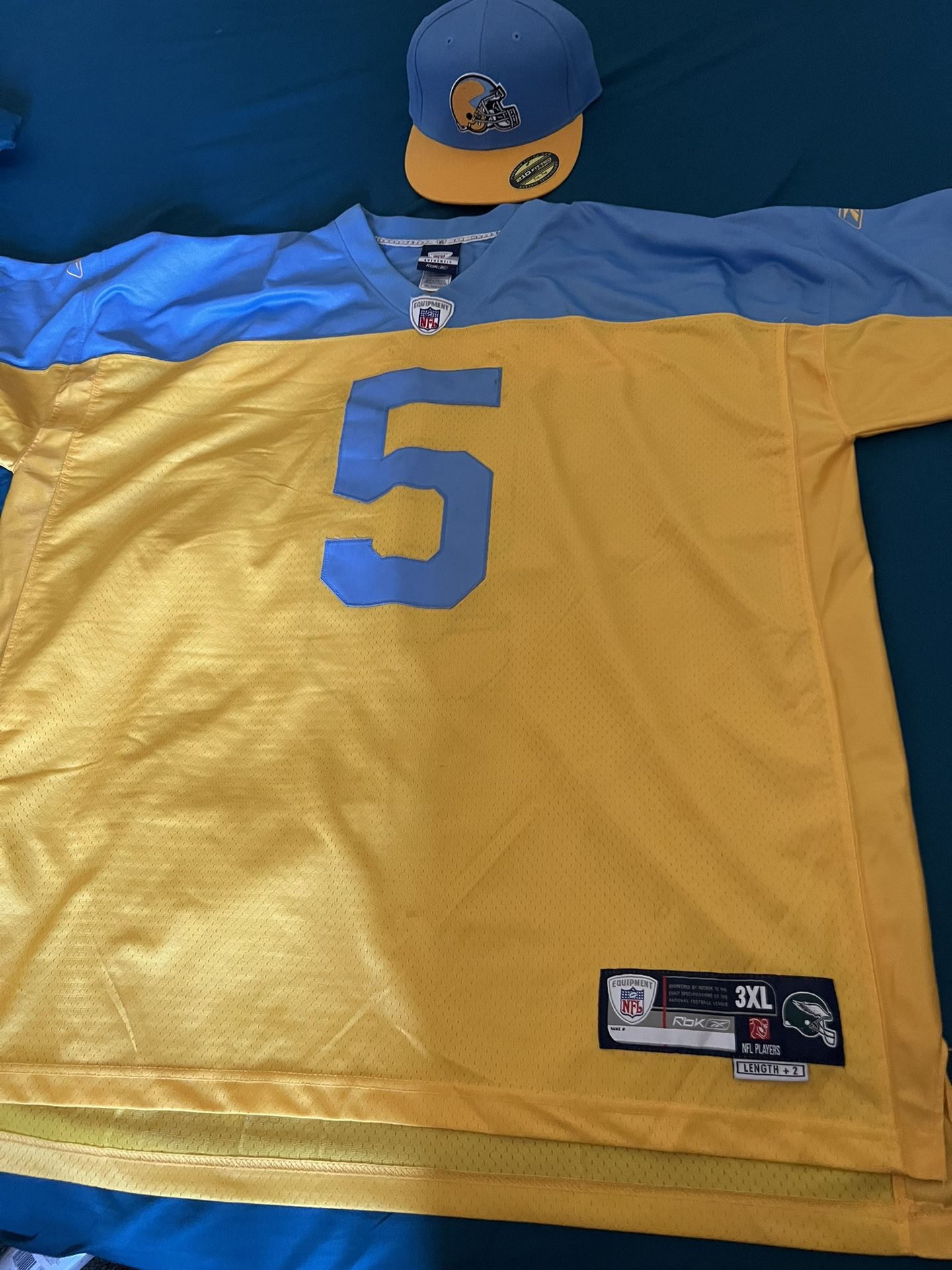 Eagles Retro 75th Anniversary Jersey And Hat