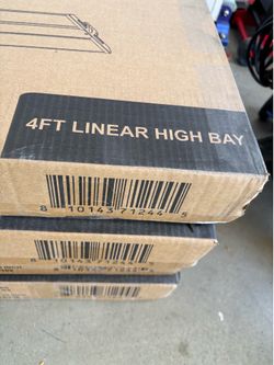 LED  lamps 4ft linear high bay  $120 each