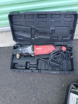 The item is a Bauer 13 Amp, 1/2 in., 2-Speed Right-Angle Drill,