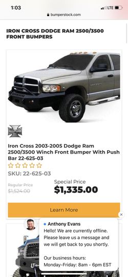 Iron Cross Front Bumper