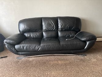Leather couch