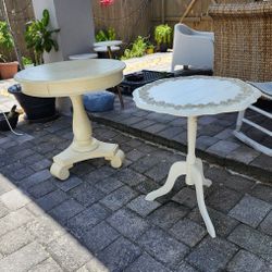 $45 Each Small Side Table Drink Table Cocktail Table Plant Stand Plant Pedestal