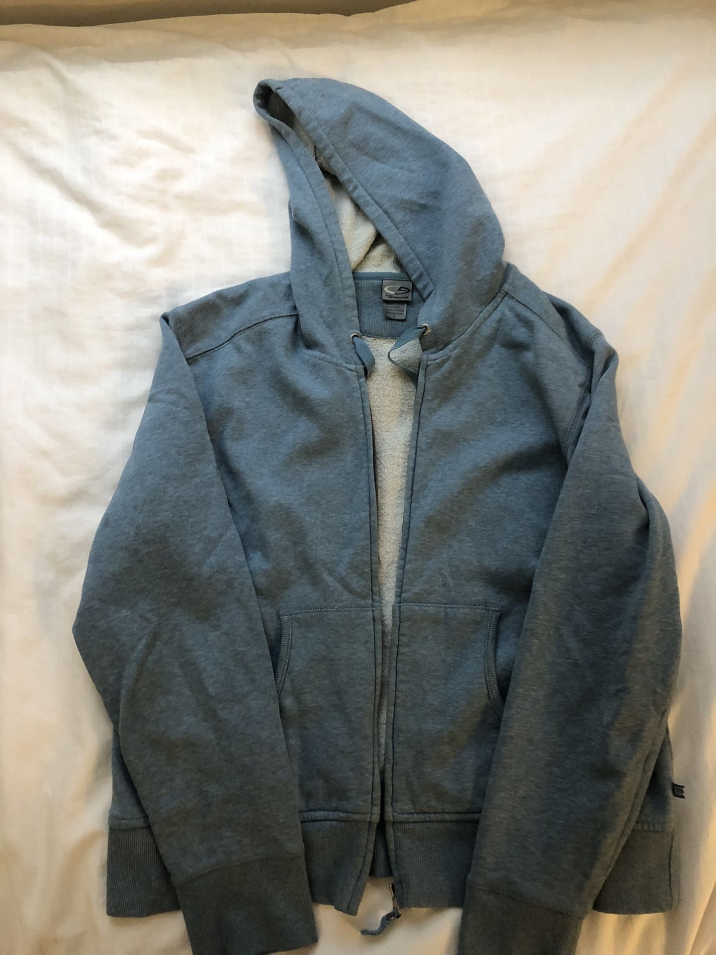 Vintage Zippered Sweatshirt-Blue