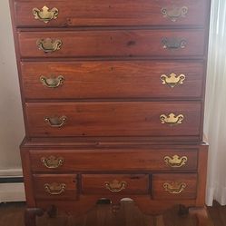 Queen ANN Highboy Antique Dresser