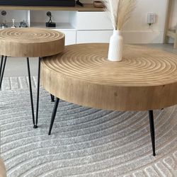 Vintage-Style Coffee Table Set 