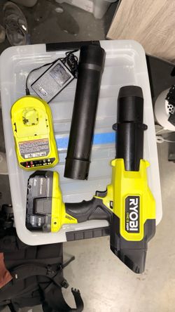 RYOBI ONE+ HP Compact Brushless Blower 220 CFM 140 MPH + Battery - Excellent Condition