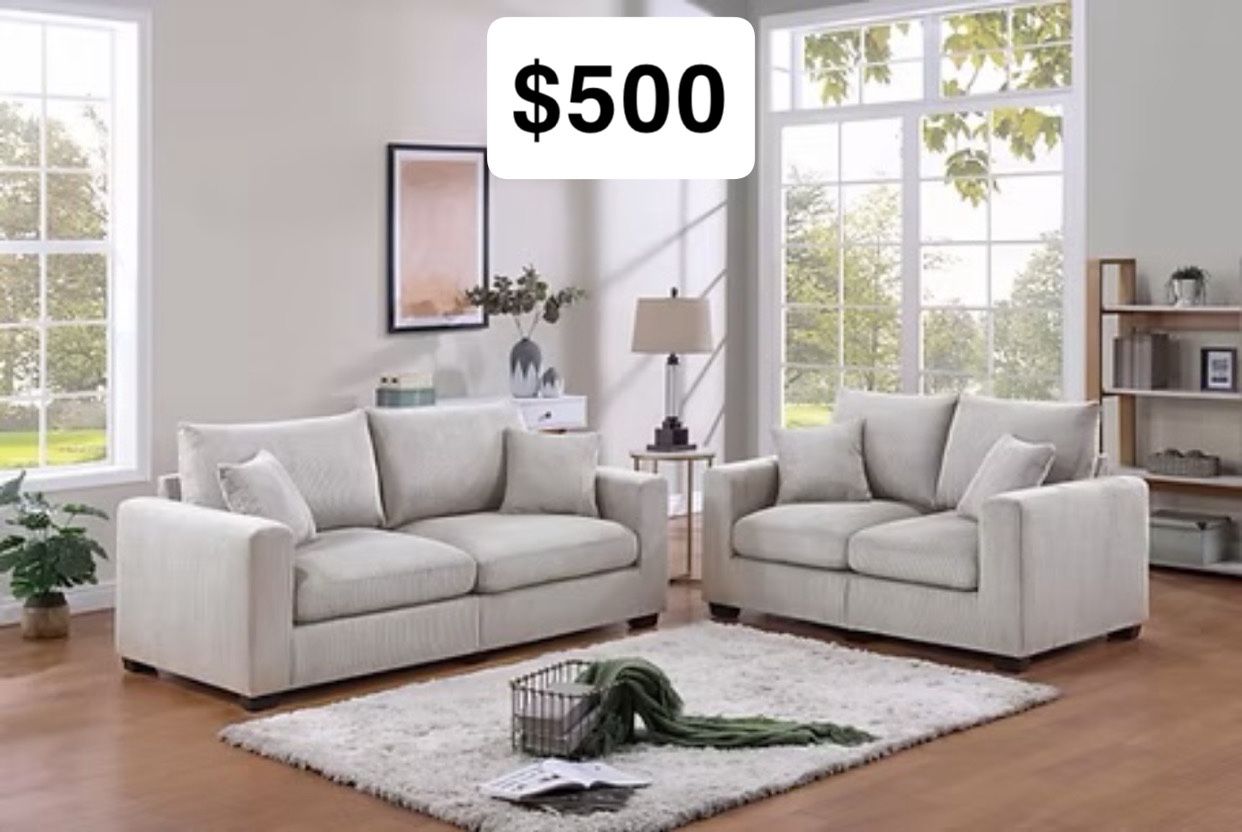 White Sofa Set