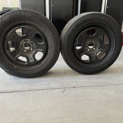 Police Interceptor Explorer Spare Tires/Rims + Change Kit and Middle Console