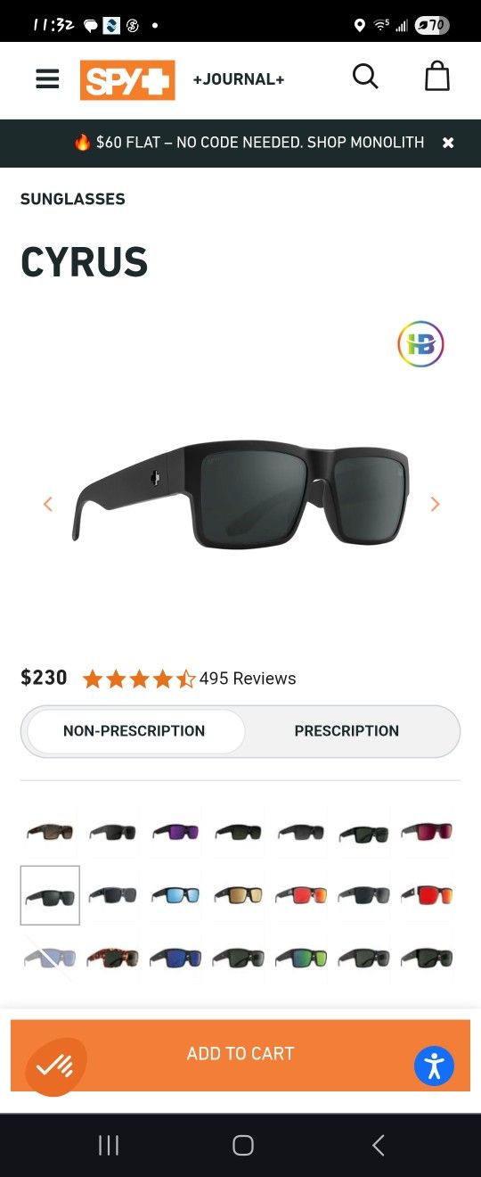 Spy Sunglasses Cyrus