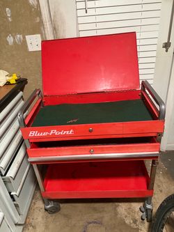 Blue-Point Red Rolling Tool Cart