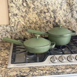 Our Place Mini Duo Cookware Set - Sage with original box