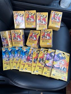 One piece op17 double pack and booster packs