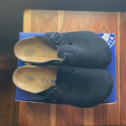 Birkenstock Boston Clogs Black