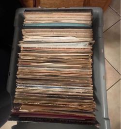 BEST OFFER : Bin full of vinyls vinyls