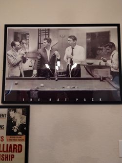 Framed Rat Pack Poster 