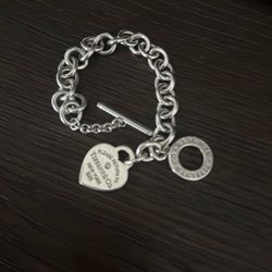 Tiffany & Co. Bracelet With Heart Toggle And Diamond