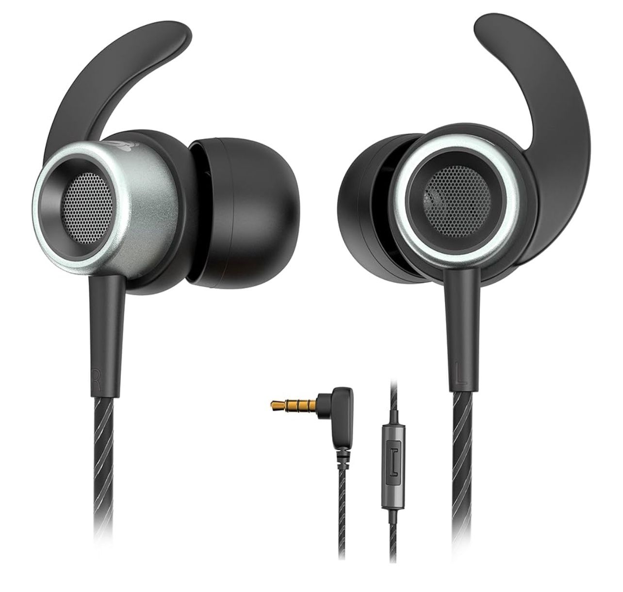 New Noise Cancelling Headphones Wired Earbuds