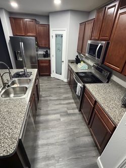 Kitchen cabinets and counters