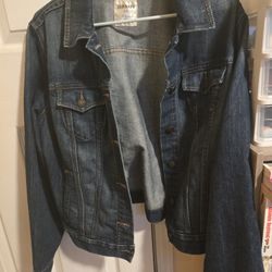 Vintage Old Navy Women's Denim Jacket Size Xl