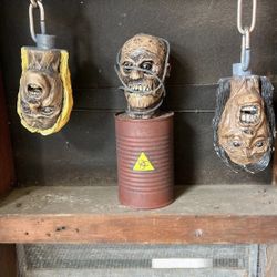Zombie Apocalypse Diorama Horror Mutant Heads
