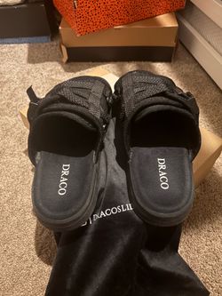 Draco slides (thunder) - size 11-12