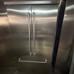 42” Kitchenaid Built In French Door Stainless Steel Refrigerator 