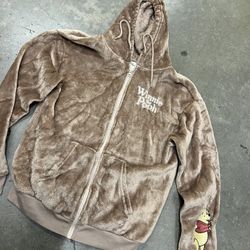 Large Disney Winnie The Pooh Soft Hoodie Sweatshirt 