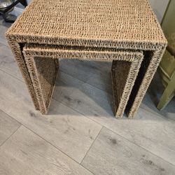 End Tables Rattan 