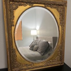 Gold Antique Mirror By Bombay Company 