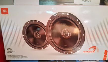 JBLs STAGE 2 6.5 Door Speakers Brand New In The Box