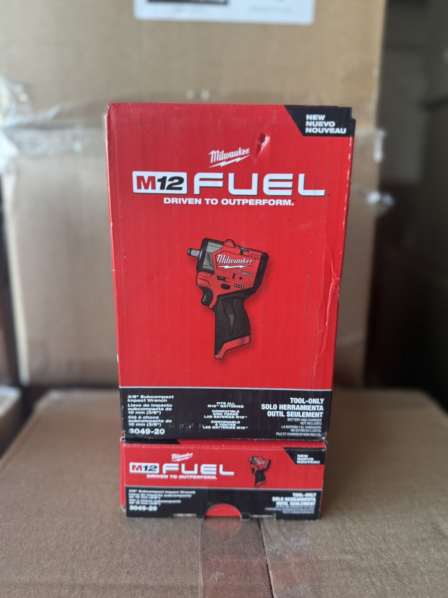 M12 Milwuakee Fuel SUB COMPACT 3/8 Stubby *NEW MODEL*