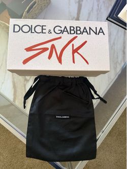 Dolce & Gabbana• Black Drawstring Dust Bag & Shoe Box