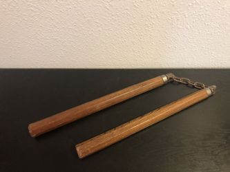 Wooden nunchucks